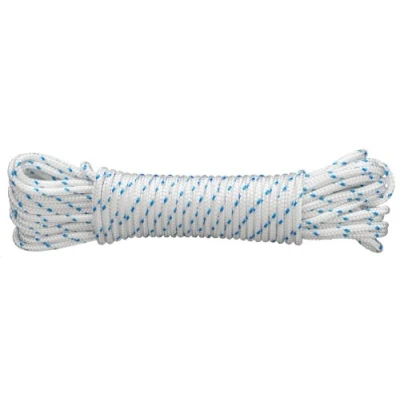 Obrázek Connex DY2702882 Víceúčelové lano, 8.0 mm x 10 m, vyrobeno podle DIN 83307 Bílá, Modrá