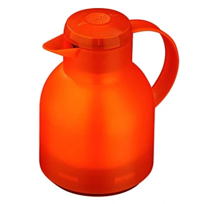 Obrázek Emsa 509821 termoska, 1 litr, uzávěr Quick Press, 100% těsný, Oranžová, L