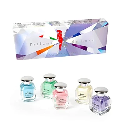 Obrázek Charrier Parfums Luxus Eau de Parfum Miniatur, Mehrfarbig, 60 ml (5er Pack)