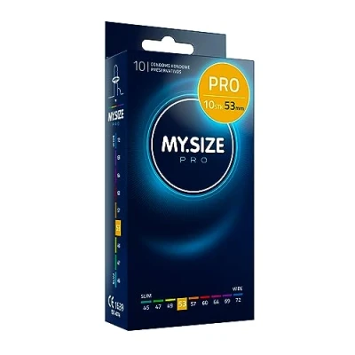 Obrázek MY.SIZE PRO kondom velikost 3, 53 mm, 10 kusů nová generace kondomy