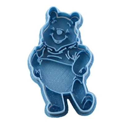 Obrázek Cuticuter Winnie The Pooh 2 Ausstechform, Kunststoff, blau, 8x7x1.5 cm