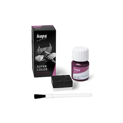 Obrázek Kaps Super Color barva na kůži pro přírodní kůži, syntetika a textil, kůže, 25 ml, kardinální červená 126