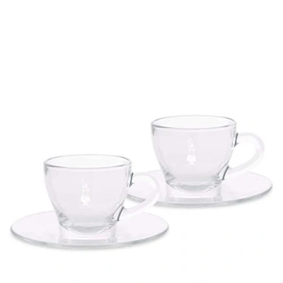Obrázek Bialetti DCRAST0007 sada 2 tazzine Cappuccino Istituzionali (con Piattino), Vetro