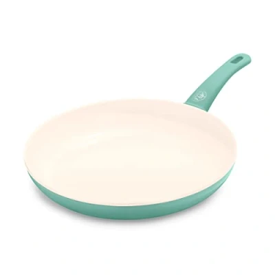 Obrázek GreenLife Soft Grip Zdravý nepřilnavý povrch z keramiky, 30 cm pánev na smažení, bez PFA, vhodné do myčky, trouby, tyrkysová
