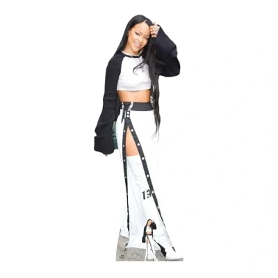 Obrázek Star Einbauöffnungen Rihanna Schwarz und Weiß, Karton, mehrfarbig, 3 x 63 174 cm