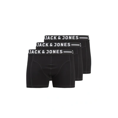 Obrázek Jack &amp; Jones Male Shorts Plus Size 3dílné balení šortky, černá, 3XL Velké velikosti