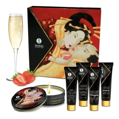 Obrázek Shunga Sekt Jane SecretSet Erdbeere, Rot, 1 stück