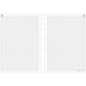 Obrázek rido/idé 7065451 čtverečkované poznámky (pro A 5 kroužkový pořadač/časovač/časování 1, 148 x 210 mm, 32 listů)