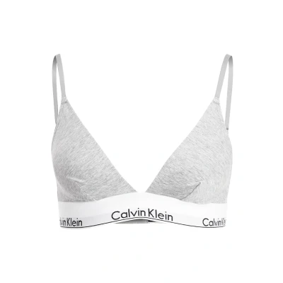 Obrázek Calvin Klein Underwear Unlined Exclusive Trojúhelníková podprsenka, Ženy, Velikost: Small, Grey heather