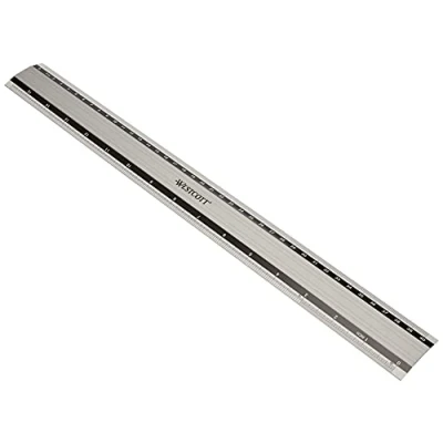 Obrázek Westcott E 10192 00 hliníkové pravítko obzvlášť protiskluzové, 40 cm, 16 palců