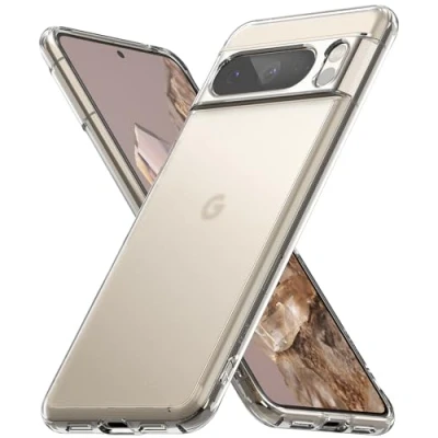 Obrázek Ringke pouzdro Fusion Case kompatibilní s Google Pixel 8 Pro, tvrdá PC matná zadní strana TPU nárazuvzdorné ochranné Pro 5G (2023) Matte Clear