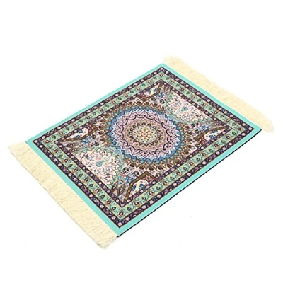 Obrázek TuToy 28 cm X 18 světle modrý Bohemia Style Perský koberec Mouse Pad pro Desktop Pc Laptop Computer