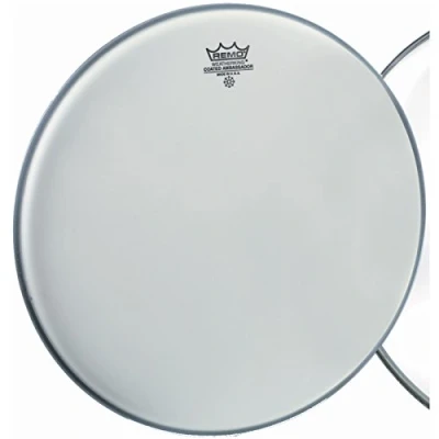 Obrázek Remo Bicí kožešina Drum Head Ambassador bílý zdrsněný, potažený basový buben 22&quot; BR 1122 00