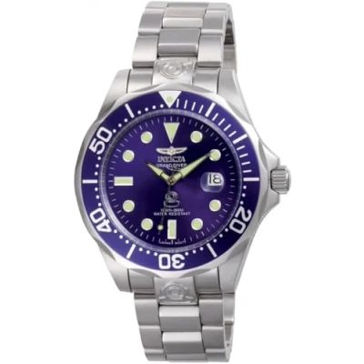 Obrázek Invicta Grand Diver ušlechtilá ocel pánské automatické hodinky 47 mm, stříbrná/modrá., Hodiny