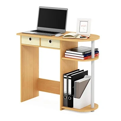 Obrázek Furinno Go Green Home Laptop Notebook Computertisch/Tisch, Buche/Elfenbein/Weiß