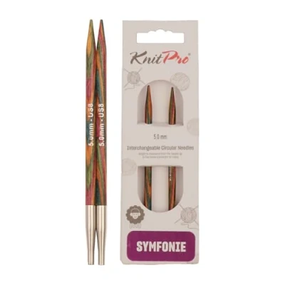 Obrázek KnitPro Symfonie Špičky na pletací jehlice, vyměnitelné, dřevěné