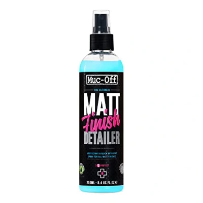 Obrázek Muc Off Matt Finish Detailer 250 ml Fahrradreiniger Premium Schutz und Pflegespray für matte seidenmatte Lacke Zur Verwendung an Fahrrädern Motorrädern