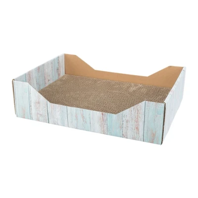Obrázek Škrabadlo TRIXIE kartonový pelech s catnipem 45x12x33cm