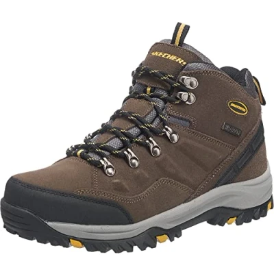 Obrázek Skechers Pánské turistické boty Relment Pelmo, Khaki Suede, 42 EU