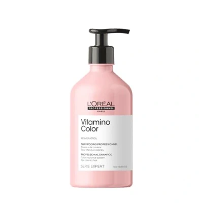 Obrázek L&#039;Oréal Professionnel Barevný vlasový šampon pro barvené vlasy, s resveratrol, Serie Expert, Vitamino Color Shampoo, 500 ml