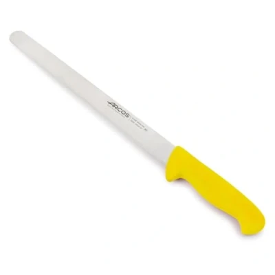 Obrázek Arcos Serie 2900 Schneidmesser Schinkenmesser Klinge Nitrum Edelstahl 300 mm HandGriff Polypropylen Farbe Gelb