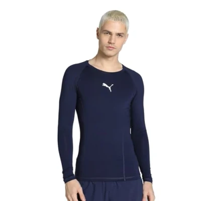 Obrázek Puma LIGA Top s dlouhým rukávem, Muži, Velikost: Small, Lila/weiss