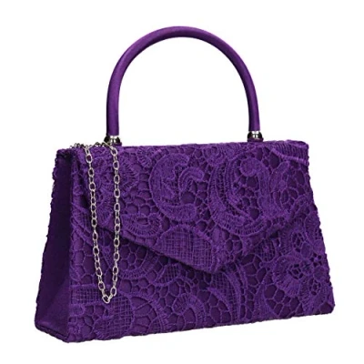 Obrázek Swank Yswans dámské Kendall Lace Smart elegantní taška, jednotná velikost fialová