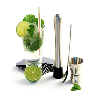 Obrázek Yoko Design 1238 Mojito sada z ušlechtilé oceli, 21,6 x 17,5 5 cm, šedá