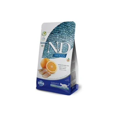 Obrázek N&amp;D Grain Free Ocean Cat Adult Herring &amp; Orange 5kg