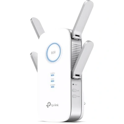 Obrázek TP Link Repeater RE655 WLAN zesilovač AC2600 (Dual AC + N, 1733 MBit/s 5 GHz 800 2,4 GHz, gigabitový LAN port, ovládání přes aplikaci, maximální pokrytí, kompatibilní se všemi