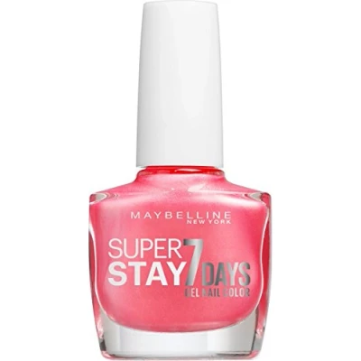 Obrázek Maybelline New York lak na nehty, dlouhotrvající, Super Stay 7 Days Gel Nail Color, č. 25 Crystal Clear, 10 ml