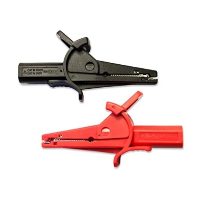 Obrázek PeakTech Izolované 4mm krokosvorky CAT III, 1 kus, P 7015