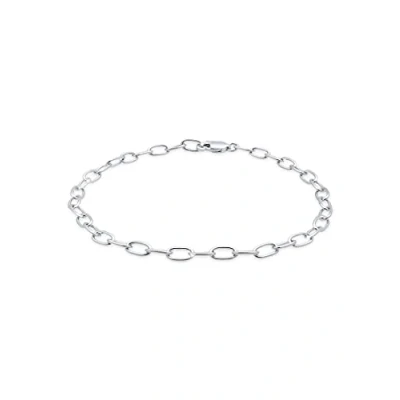 Obrázek Elli Dámský náramek Trend Bicycle Chain přívěsek z mincovního stříbra 925, Fazetový brus, Bez