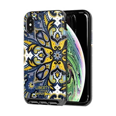 Obrázek Tech21 Evo Luxe Liberty Marham Schutzhülle für Apple iPhone X/iPhone Xs Blau