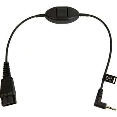 Obrázek Jabra Spodní díl kabelu s QD na 2,5mm jack (tlačítko pro přijetí hovoru)