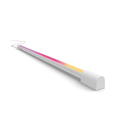 Obrázek Philips Hue Play Gradient Light Tube bílá 75 cm, 1100 lm, prostorové osvětlení, až 16 milionů barev, nastavitelné světelné efekty, regulovatelné pomocí aplikace, vhodné pro televizory