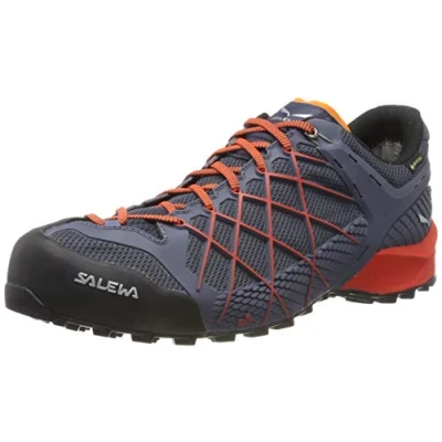 Obrázek Salewa Pánská Ms Wildfire Gore tex trekingová &amp; vycházková obuv, Ombre Blue Fluo Oranžová