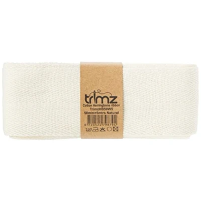 Obrázek trimit 50 mm fischgrätband X 5 M Natur, Cream