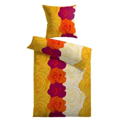 Obrázek Mesana B 10789 bavlněné ložní prádlo Jersey &quot;Belina&quot; 80 x a 135 200 cm, červená