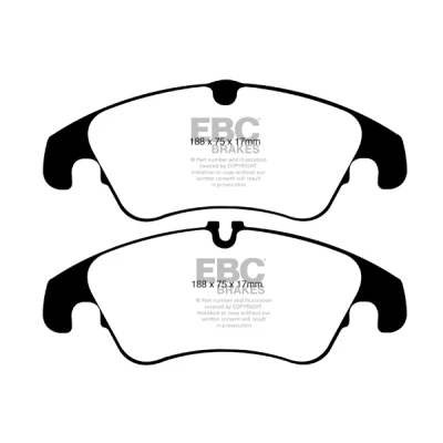 Obrázek EBC Brakes DP41986R YEL Lows Tuff brzdové obložení