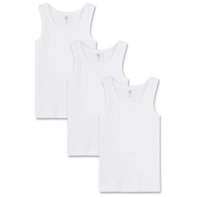 Obrázek Sanetta 3 PACK Tílko pro děti, Velikost: 164, White