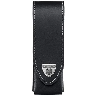Obrázek Victorinox Pouzdro na opasek kůže se suchým zipem, pro švýcarský kapesní nůž, zavírací černý