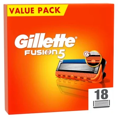 Obrázek Gillette Fusion 5 Rasierklingen, 18 Ersatzklingen für Nassrasierer Herren mit fach Klinge