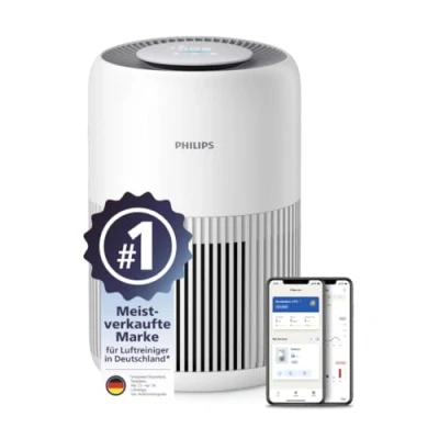 Obrázek Philips Čistička vzduchu série 900, HEPA NanoProtect + filtr s aktivním uhlím, CADR 250 m3/h pro alergiky 65 m², tichá, inteligentní a energeticky úsporná (AC0950/10)