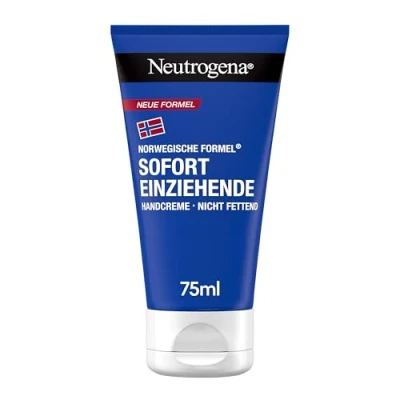 Obrázek Neutrogena krém na ruce se okamžitě vstřebává (75 ml), lehký a nemastící hydratační s glycerinem + vitaminem E při suchých, popraskaných rukou
