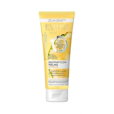 Obrázek Eveline Cosmetics Facemed+ Enzym Gommage peeling Inovativní francouzská peelingová technika s ananasenzymy a AHA pro zářivou pleť, 75 ml