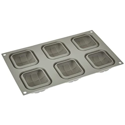 Obrázek Silikomart Mini ELEGANZA silikonová forma n.6 70 x h 30 mm, silikon, šedá, 17,5 3,2 cm