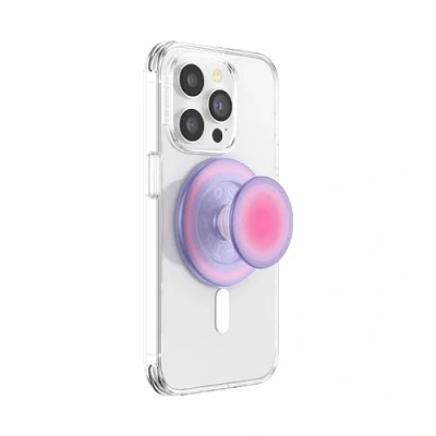 Obrázek PopSockets: PopGrip Round für MagSafe Inklusive Adapterring Ausziehbarer Sockel und Griff mit einem Austauschbarem Top Smartphones Hüllen Aura