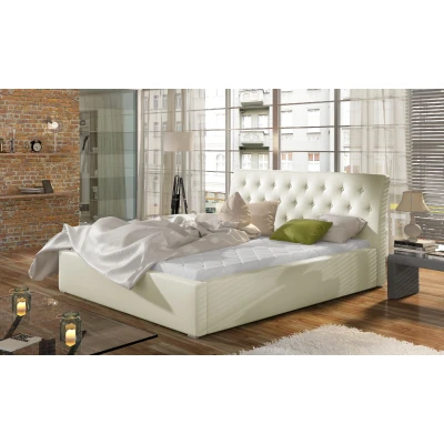 Obrázek Postel Milano 180x200 + kovový rám / plynový zvedák box na podestýlku Materiál Dekor: Ekokůže Soft 33