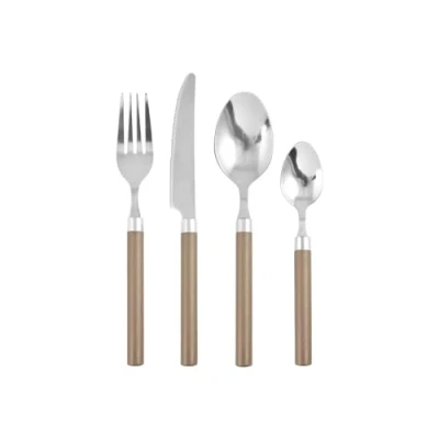 Obrázek Home 726682 Better Besteck Set, Edelstahl, Braun, 24 teilig